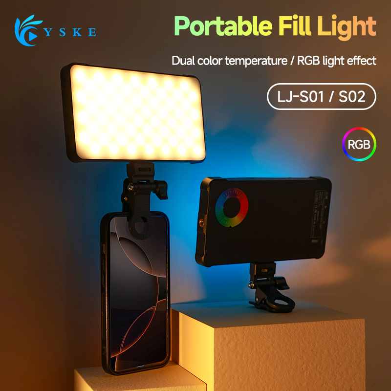 Photography Lighting Description - ไฟวิดีโอ LED RGB แบบพกพา สำหรับถ่ายภาพ โทรศัพท์