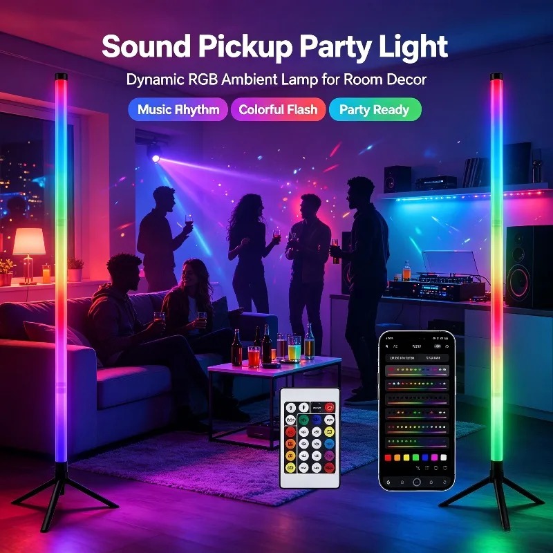 Photography Lighting Game - โคมไฟตั้งพื้น RGB ขนาด 120 ซม. 2