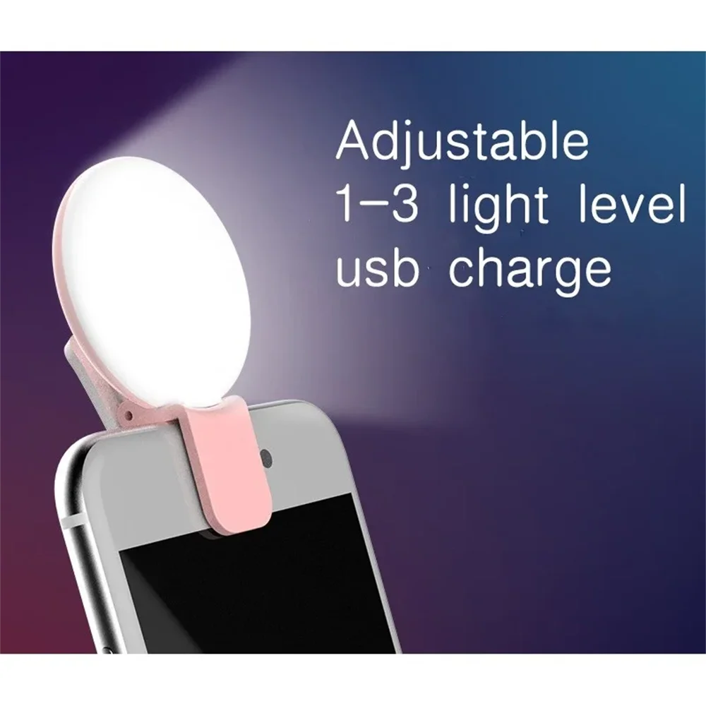 ไฟวงแหวนเซลฟี่ขนาดเล็กแบบพกพา  - Photography Mobile Lighting บทวิจารณ์และราคา