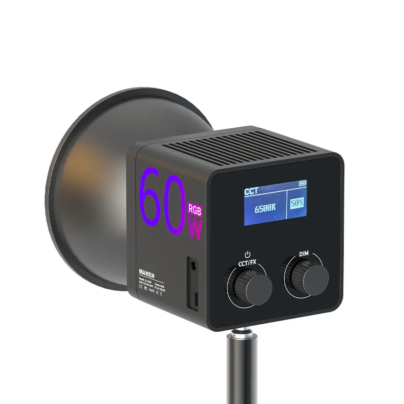 ไฟวิดีโอ LED COB แบบพกพา 60W พ - Photography Lighting Handheld บทวิจารณ์และราคา