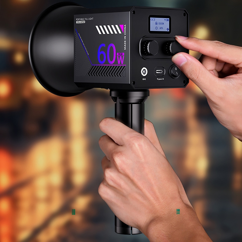 ไฟวิดีโอ RGB 60W แบบพกพา ไฟสตู - Photography Lighting Meter บทวิจารณ์และราคา