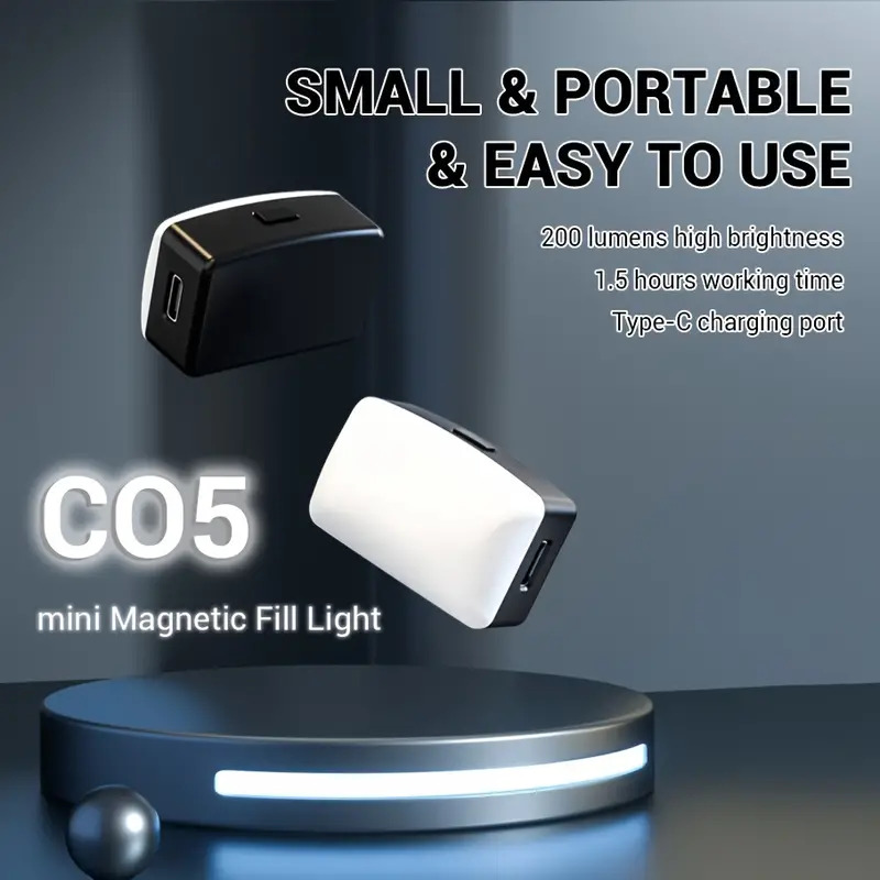มินิแม่เหล็ก LED Selfie Light  - Photography Mobile Lighting บทวิจารณ์และราคา
