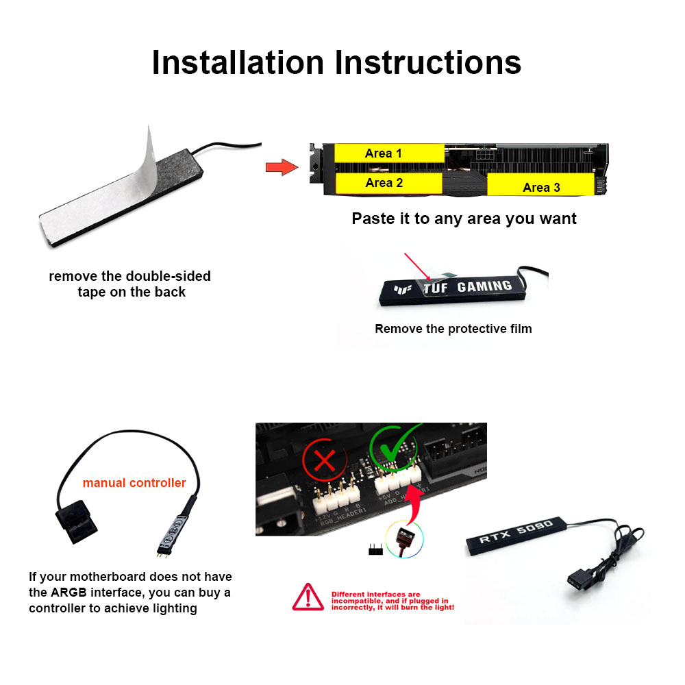 แผงไฟ ARGB สำหรับ PC GPU สีขาว - Photography Lighting Game บทวิจารณ์และราคา