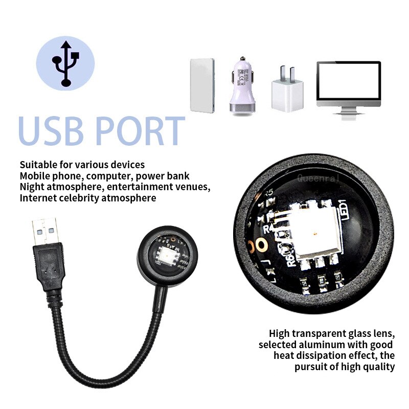 USB LED Sunset Light โทรศัพท์ม - Photography Mobile Lighting บทวิจารณ์และราคา